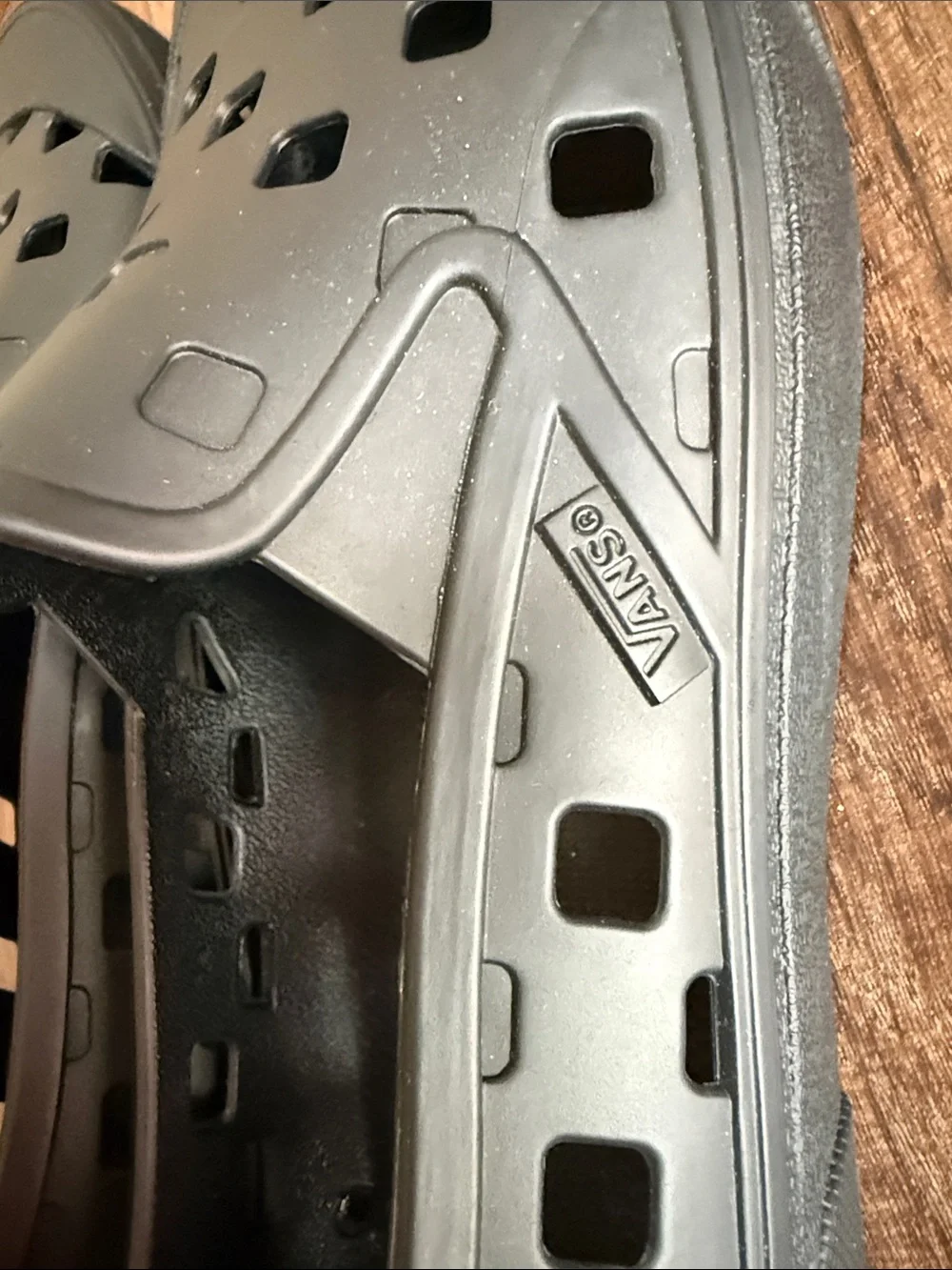 Vans Black Slip-On Ventilated Sandals - Picture 4 of 4
